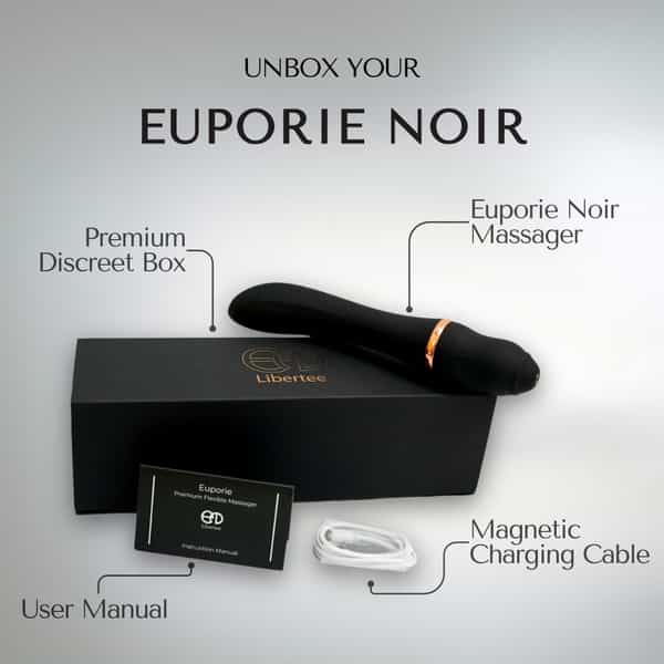 Libertee Euporie Noir Massager Premium
