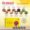 Orobest Chewable Tablets (1 X 10 Blister | Reduces Mouth Ulcers | Pack Of 5