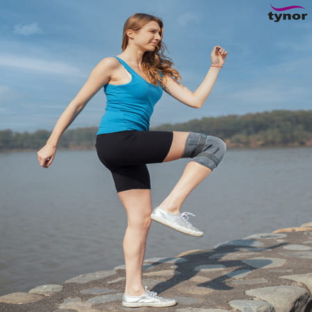 Tynor Knee Cap With Rigid Hinge Grey Xl 1 Unit