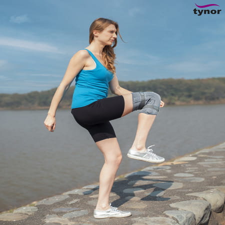 Tynor Knee Cap With Rigid Hinge Grey Xl 1 Unit