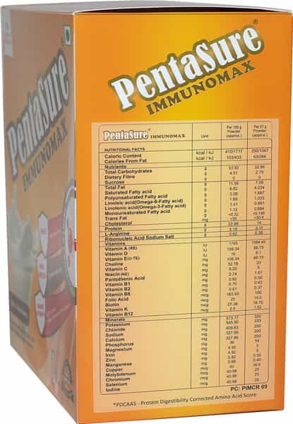 Pentasure Immunomax Vanilla Nutrition Supplement | 244 G