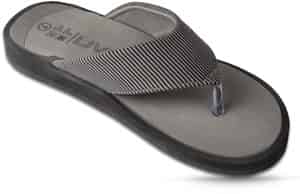 Liveasy Essentials Men'S Diabetic & Orthopedic Slippers - Grey - Size Uk 9 / Us 10