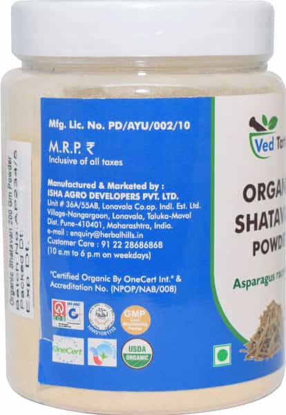 Ved Tattva Shatavari Powder 200 Gms (Pack Of 4)