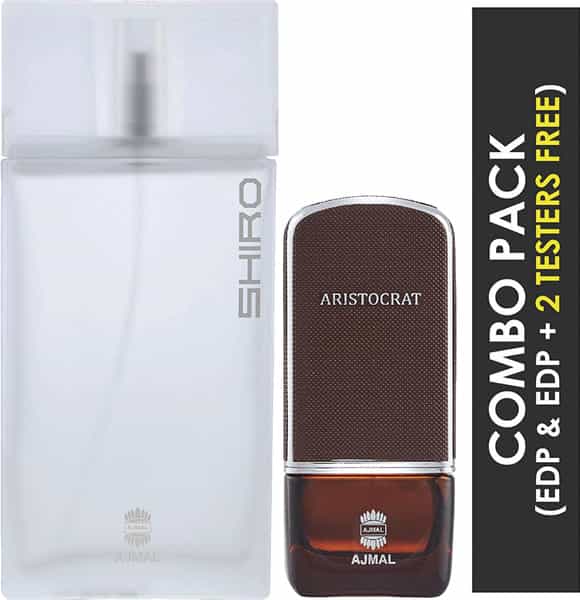 Ajmal Shiro Eau De Parfum 90Ml Perfume For Men And Aristocrat Eau De Parfum 75Ml Perfume For Men