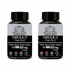 Earth King Omega 3 Fish Oil (180 Mg Epa & 120 Mg Dha) - 500Mg 60 Softget Capsules (Pack Of 2)
