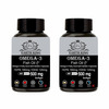 Earth King Omega 3 Fish Oil (180 Mg Epa & 120 Mg Dha) - 500Mg 60 Softget Capsules (Pack Of 2)