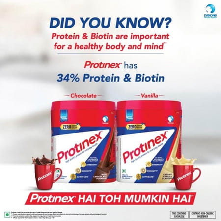 Protinex Rich Chocolate Flavour Powder With Free Bottle 325ml Jar 400 Gm