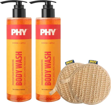 Phy Daily Cleanse Duo : Earthy - 300 Ml + 300 Ml + 15 Gm