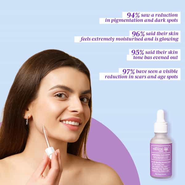 Natural Vibes Redefining Face Serum With Alpha Arbutin | Niacinamide & Vitamin C 30 Ml