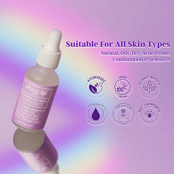 Natural Vibes Redefining Face Serum With Alpha Arbutin | Niacinamide & Vitamin C 30 Ml