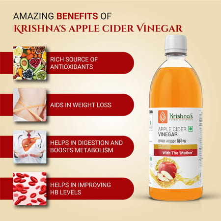 Krishna'S Apple Cider Vinegar 1 Litre