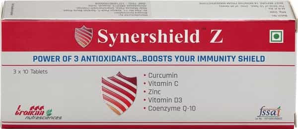 Synershield Z Immunity Booster Health Supplement - 30 Tablets