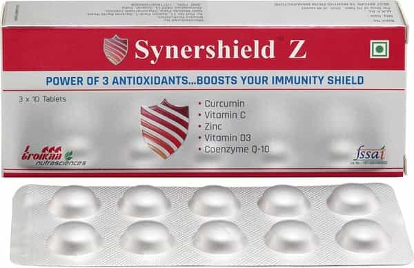 Synershield Z Immunity Booster Health Supplement - 30 Tablets