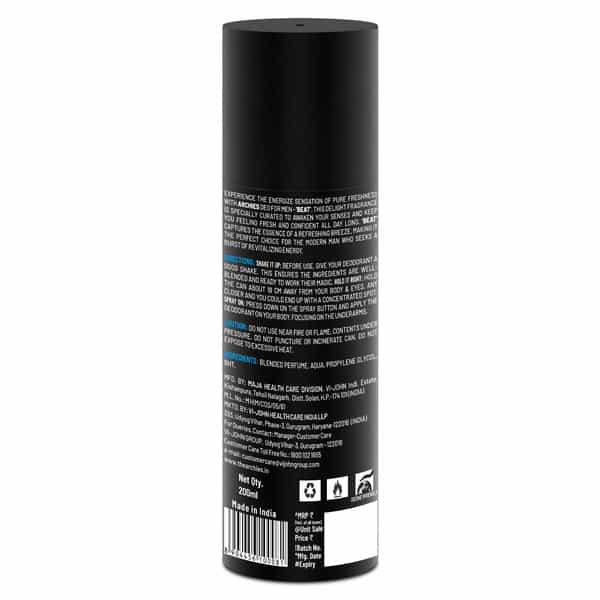 Archies Beat French Aroma Antiperspirant Deodorant For Men 200Ml