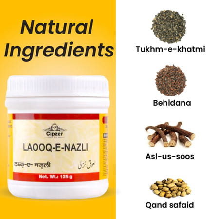 Cipzer Laooq Nazli 125 Gram | Helps To Eliminate Phlegm | Cold And Congestion|