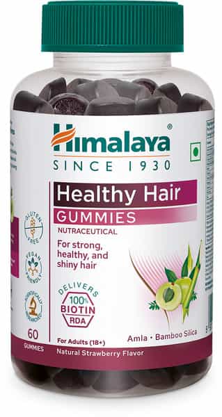 Himalaya Healthy Hair | Strawberry | Gummies | 60 No's