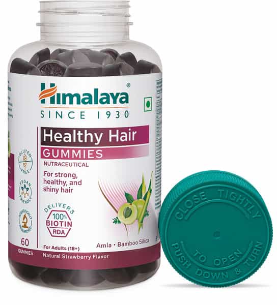 Himalaya Healthy Hair | Strawberry | Gummies | 60 No's