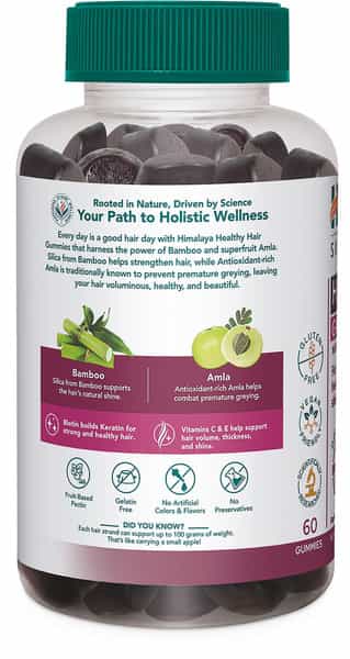 Himalaya Healthy Hair | Strawberry | Gummies | 60 No's