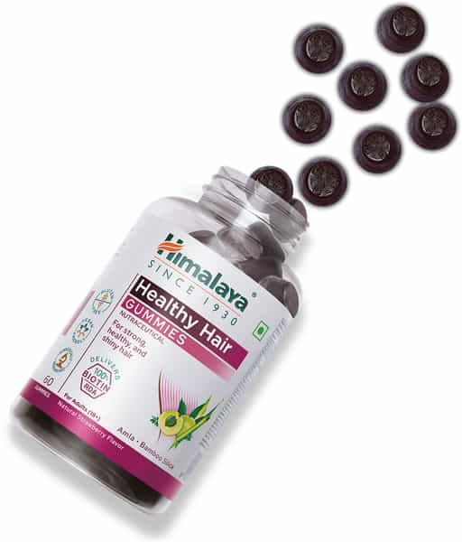 Himalaya Healthy Hair | Strawberry | Gummies | 60 No's