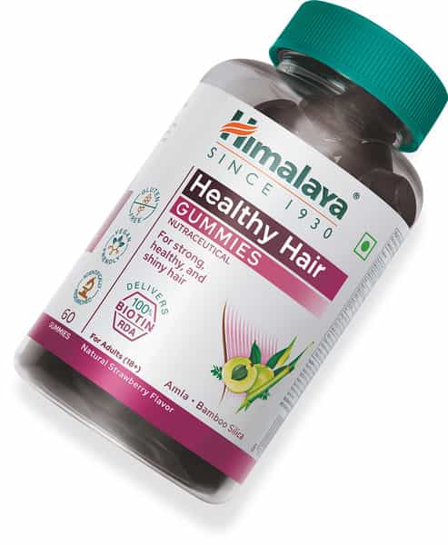 Himalaya Healthy Hair | Strawberry | Gummies | 60 No's