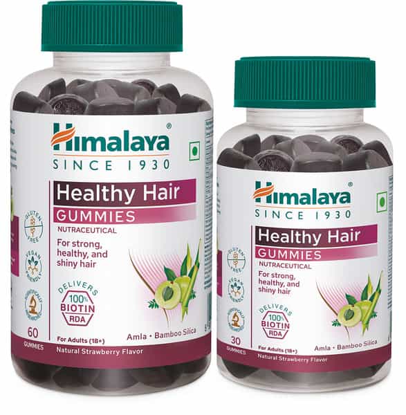 Himalaya Healthy Hair | Strawberry | Gummies | 60 No's