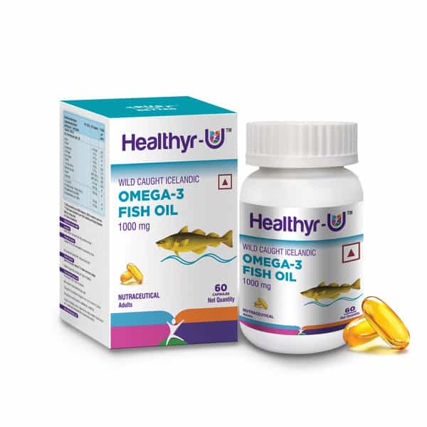 Healthyr-U Omega-3 Fish Oil 1000 Mg Bottle Of 60 Capsules