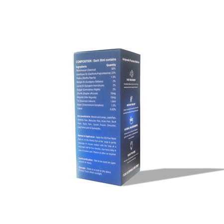 Iso Pain Relief Roll On (30ml) - Ayurvedic For Joint Back Knee Shoulder And Muscular Pain