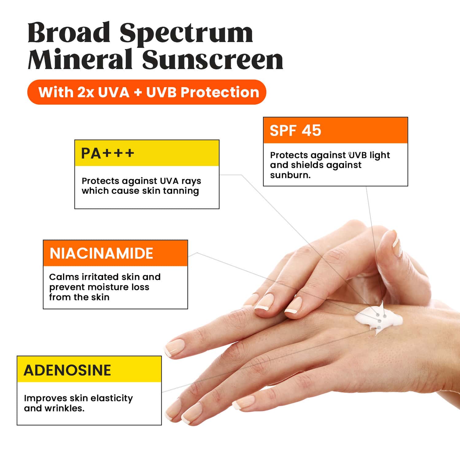 Buy CHICNUTRIX BLOCKLIGHTWEIGHT SUNSCREEN SPF45PA+++NIACINAMIDE