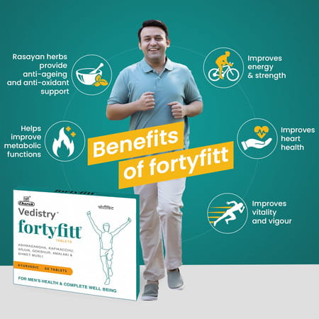Fortyfitt Tablet Optimal Health Supplement For Aging 30tablets(Pack Of 2)