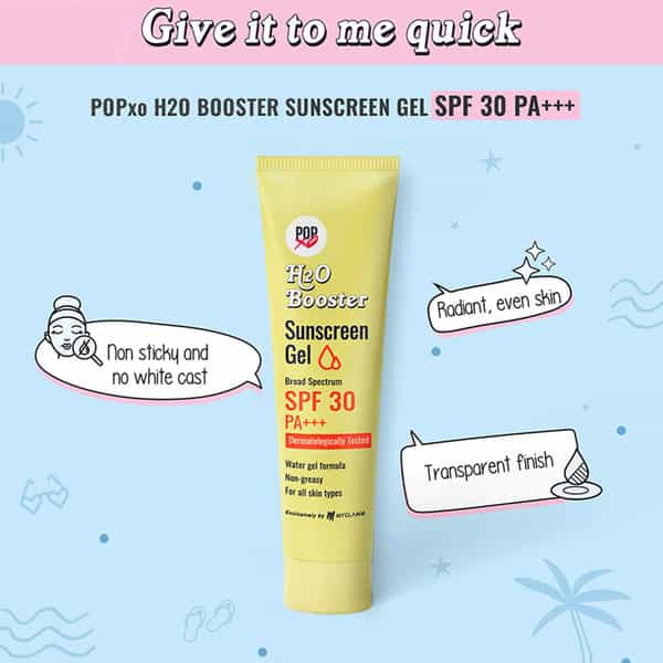 Myglamm Popxo H2o Booster Sunscreen Gel Spf 30