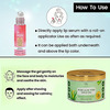 Tnw-The Natural Wash Lip Serum And Pure Aloe Vera Gold Gel For Hydrating Lips And Skin