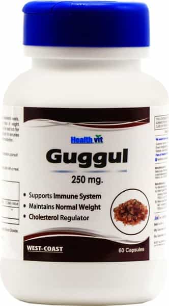 Healthvit Guggul Powder 250 Mg For Weight Management -60 Capsules