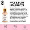 Auli Gold Digger Face Highlighting Illuminating Strobe Serum For A Glowing Dewy Finish - 30Ml