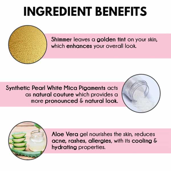 Auli Gold Digger Face Highlighting Illuminating Strobe Serum For A Glowing Dewy Finish - 30Ml