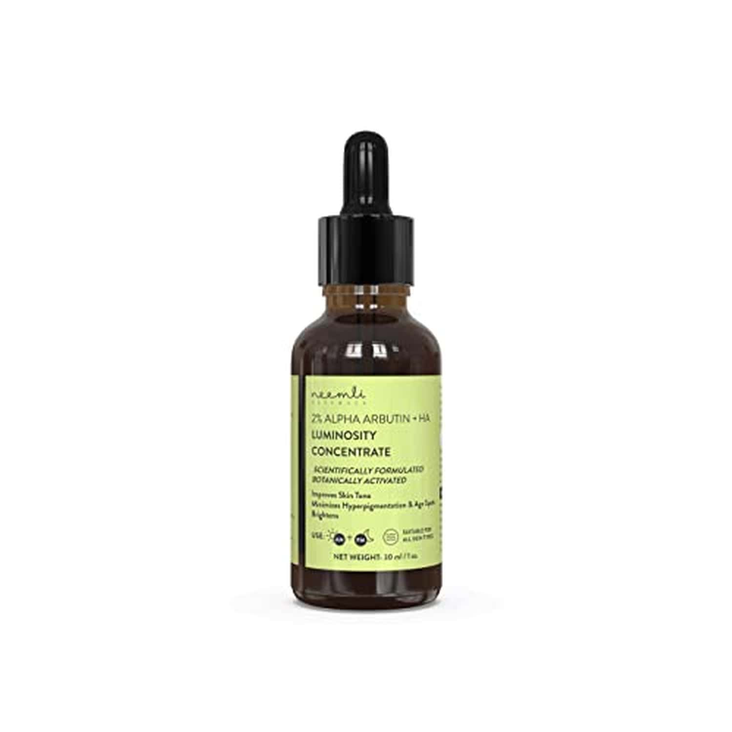 Neemli Naturals 2% Alpha Arbutin + Hyaluronic Acid Luminosity Concentrate Serum 30 Ml