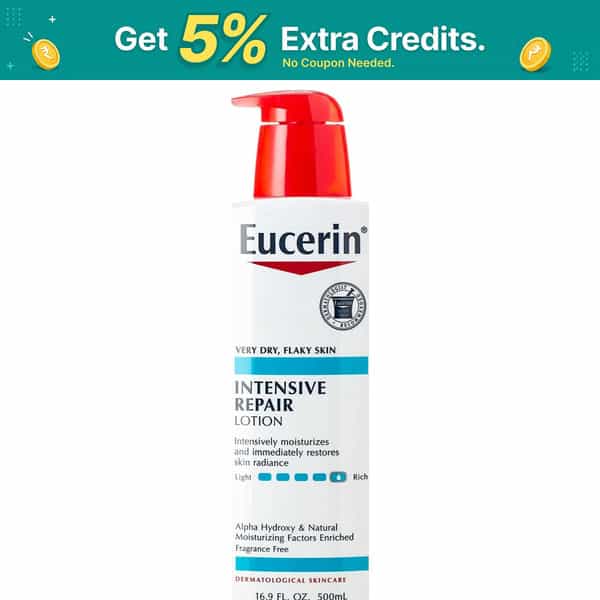 Eucerin Intensive Repair Lotion Adults Urea 500Ml