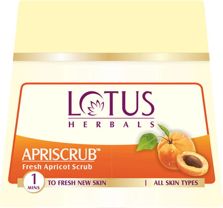 Lotus Herbals Apriscrub Fresh Apricot Scrub - 300 G