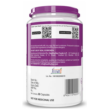 Healthyhey Nutrition L-Phenylalaline 60 Capsules