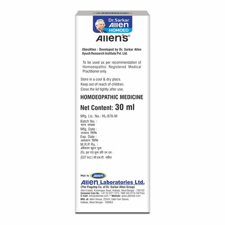 Allen Laboratories Obesallen Drops (30 Ml X 2 Packs)