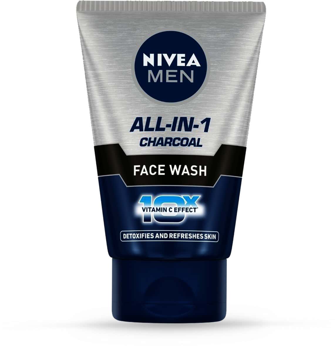 Nivea Men All In One Charcoal Facewash - 100g