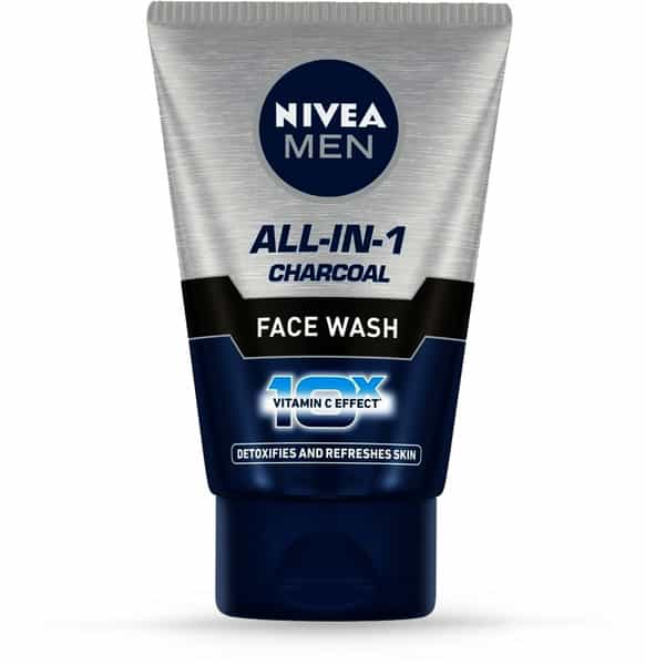Nivea Men All In One Charcoal Facewash - 100G