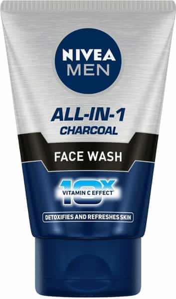 Nivea Men All In One Charcoal Facewash - 100G