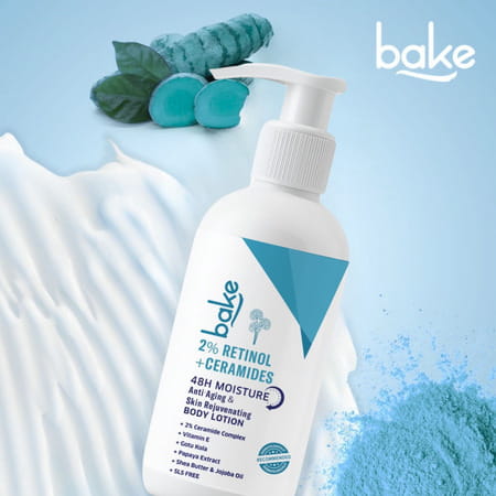Bake 2% Retinol + Ceramide Body Lotion For Firm | Smooth Skin (200ml)