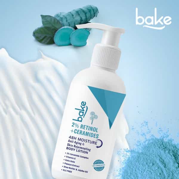 Bake 2% Retinol + Ceramide Body Lotion For Firm | Smooth Skin (200Ml)