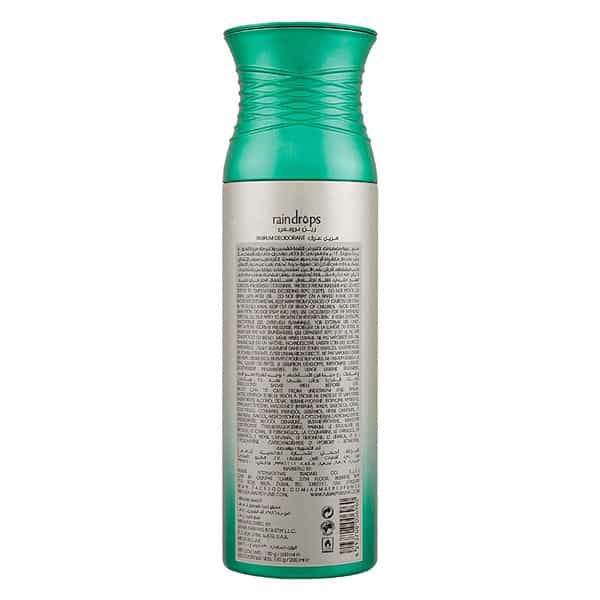 Ajmal Wisal Dhahab & Raindrops Deodorant Spray For Men & Women (200 Ml Pack Of 2)