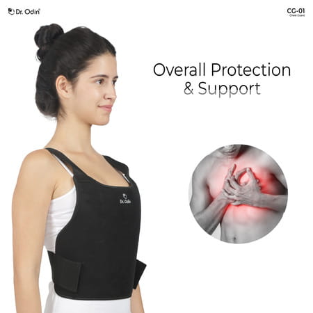 Dr. Odin Cg01 Chest Guard - Unrivaled Upper Body Protection | Durable Lightweight Design (Large)