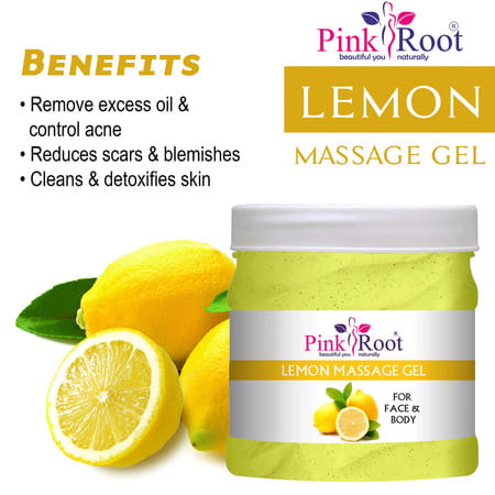 Pink Root Lemon Massage Gel 500ml