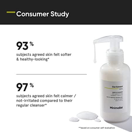 Minimalist Oat Extract 6% Gentle Cleanser 120ml