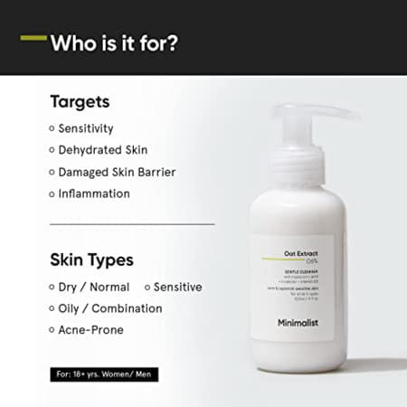 Minimalist Oat Extract 6% Gentle Cleanser 120ml