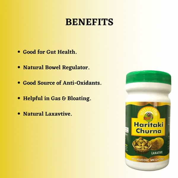 Hass Haritaki Churna Haritaki Powder Terminalia Chebula Fruit Powder (4X100 Gram)